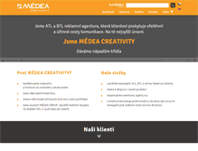 Tablet Screenshot of creativity.medea.cz