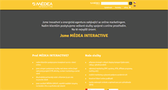 Desktop Screenshot of interactive.medea.cz