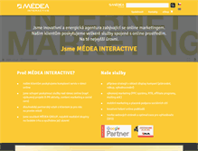 Tablet Screenshot of interactive.medea.cz