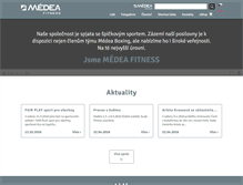 Tablet Screenshot of fitness.medea.cz